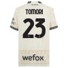 Maillot de Supporter AC Milan Fikayo Tomori 23 Quatrième 2023-24 Blanche Pour Homme